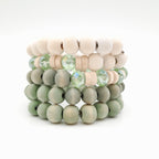 Mini Coil Bracelet - Sage