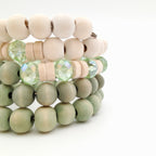 Mini Coil Bracelet - Sage