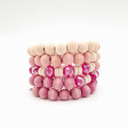 Mini Coil Bracelet - Hot Pink