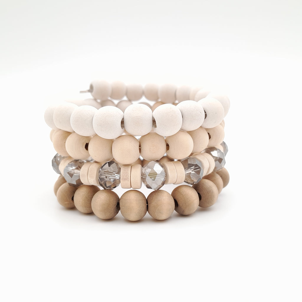 Mini Coil Bracelet - Stone