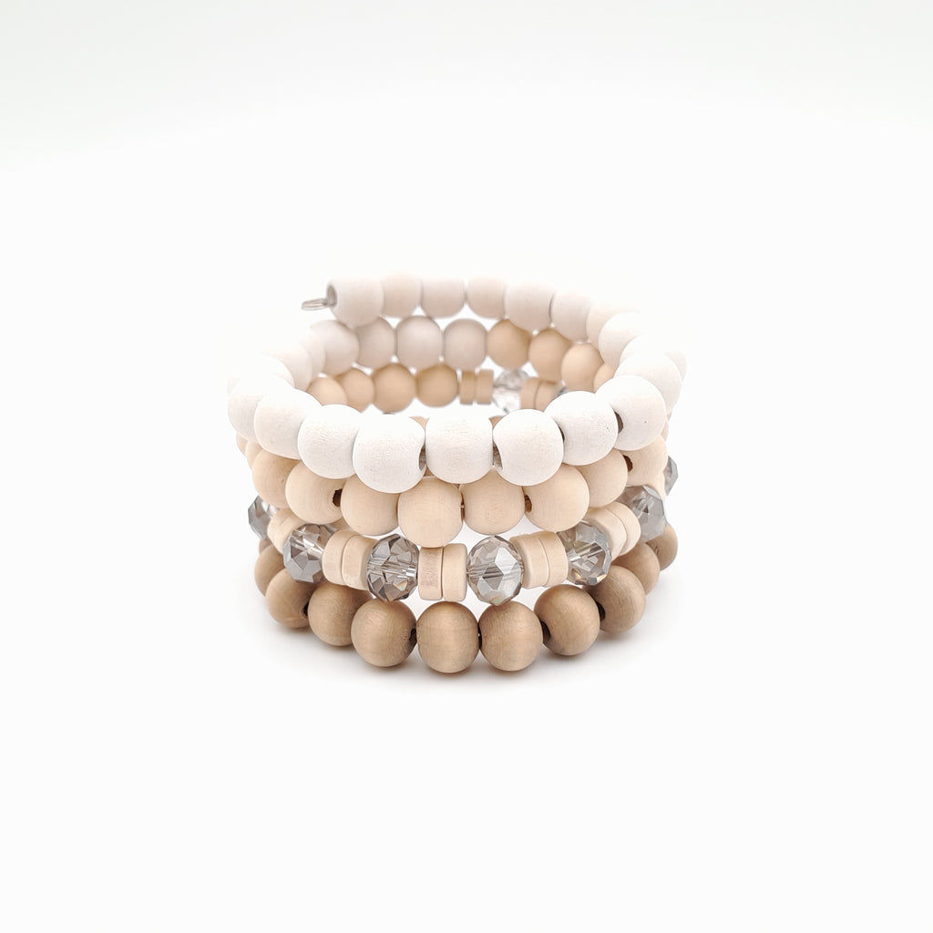 Mini Coil Bracelet - Stone