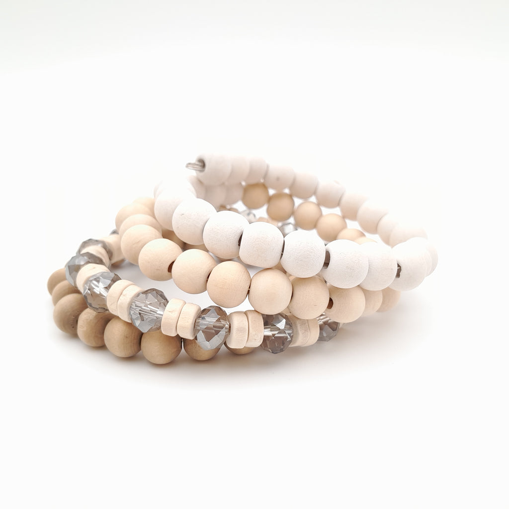 Mini Coil Bracelet - Stone