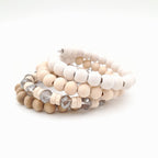 Mini Coil Bracelet - Stone