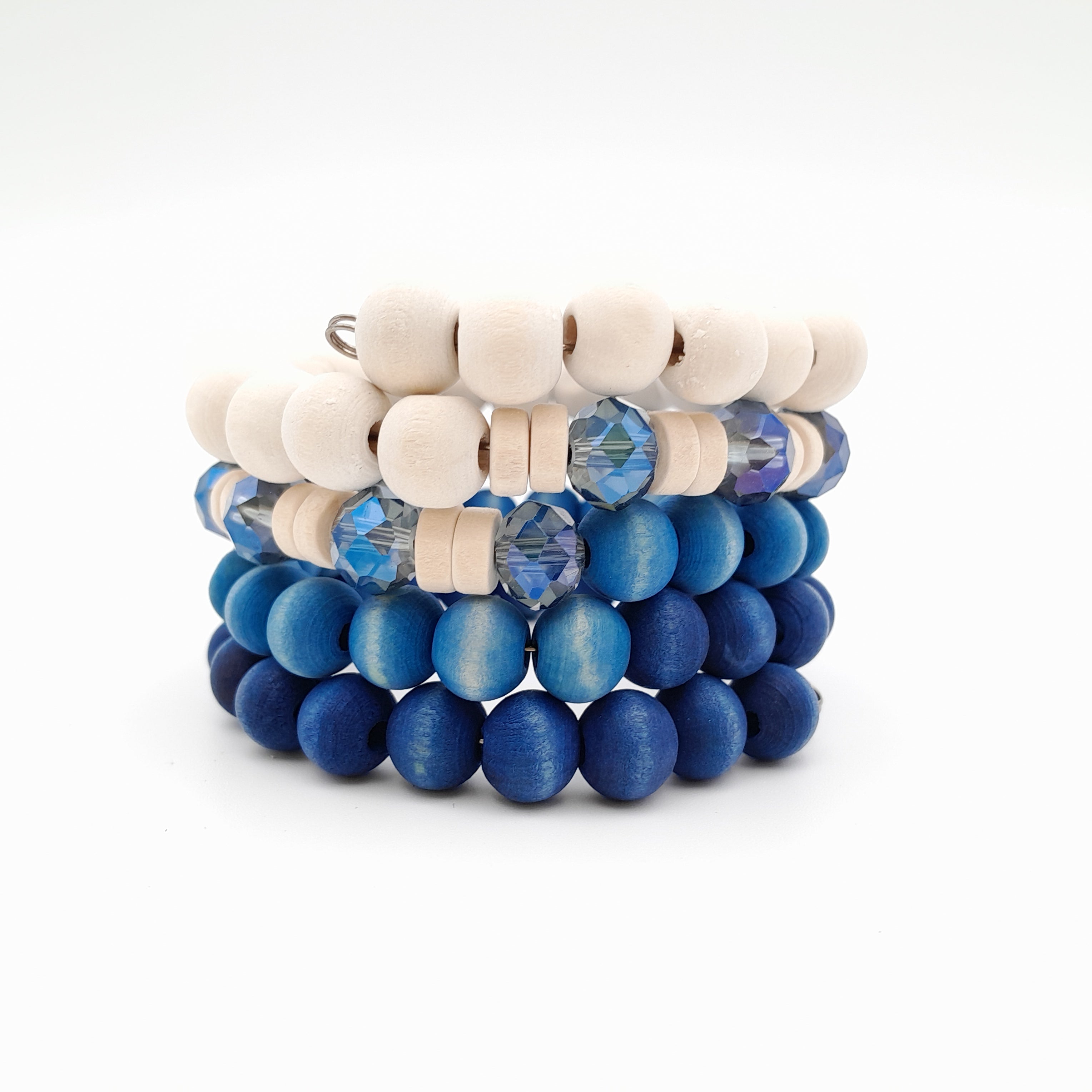 Mini Coil Bracelet - Blue