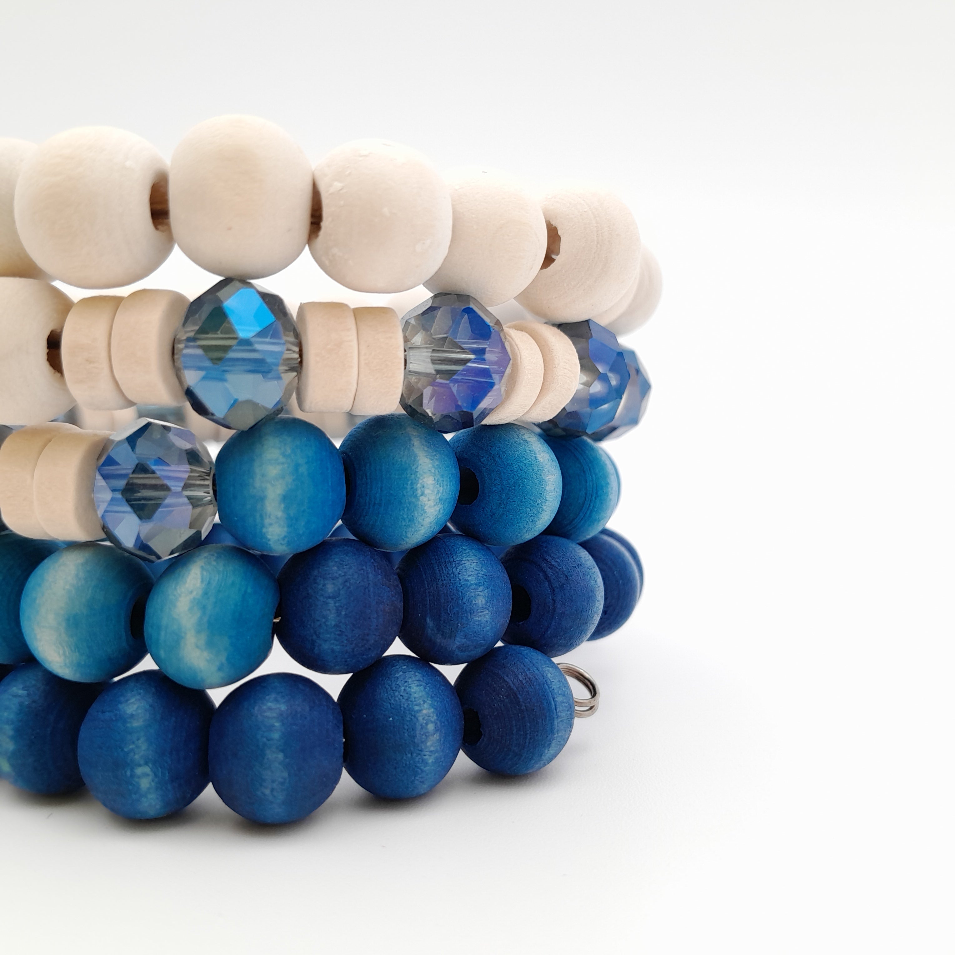 Mini Coil Bracelet - Blue