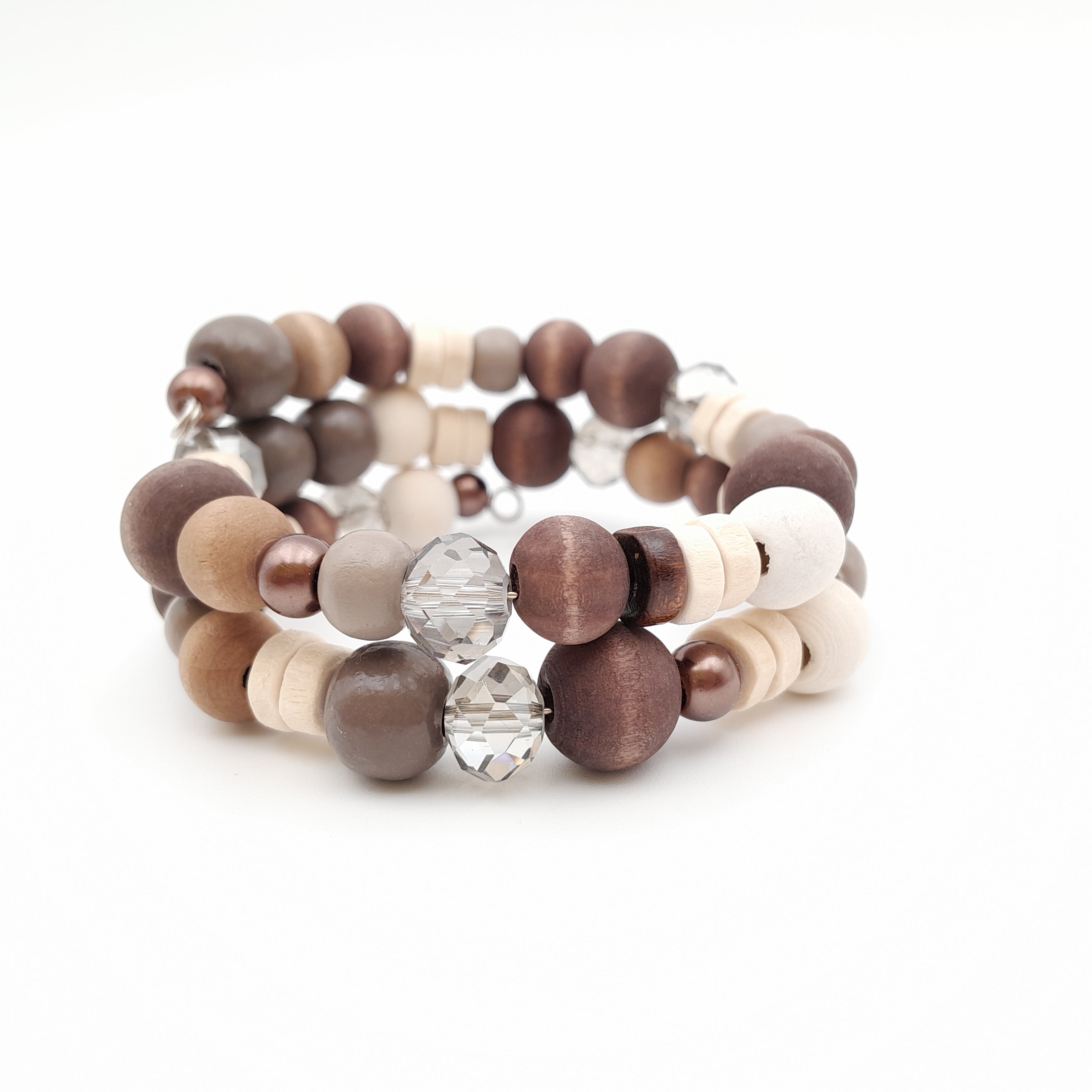 Mia Wrap Bracelet - Chocolate