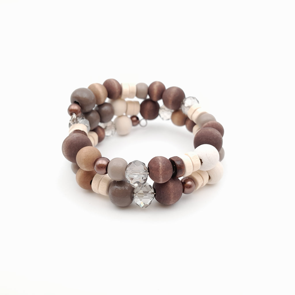Mia Wrap Bracelet - Chocolate