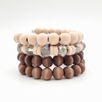 Mini Coil Bracelet - Chocolate