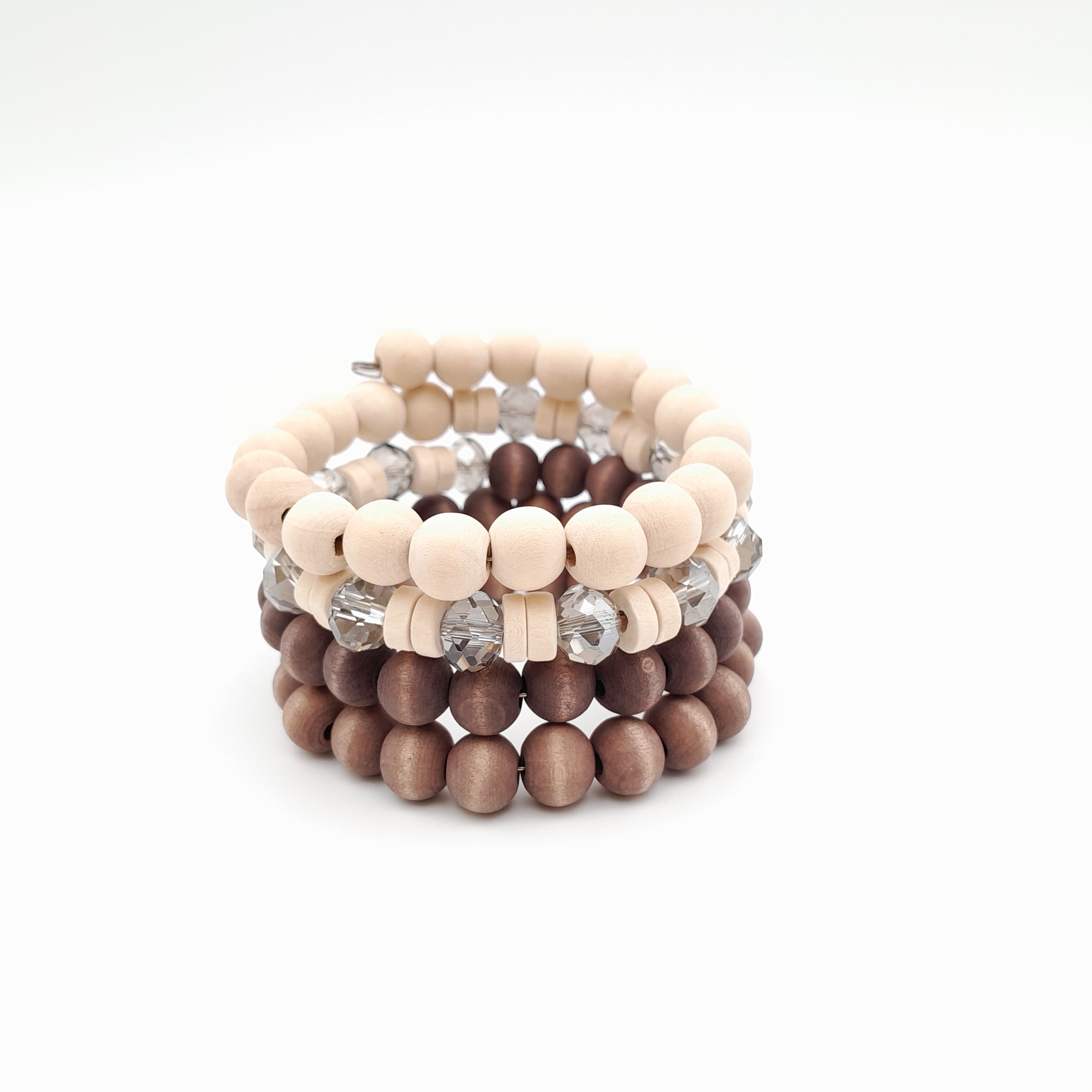 Mini Coil Bracelet - Chocolate