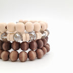 Mini Coil Bracelet - Chocolate