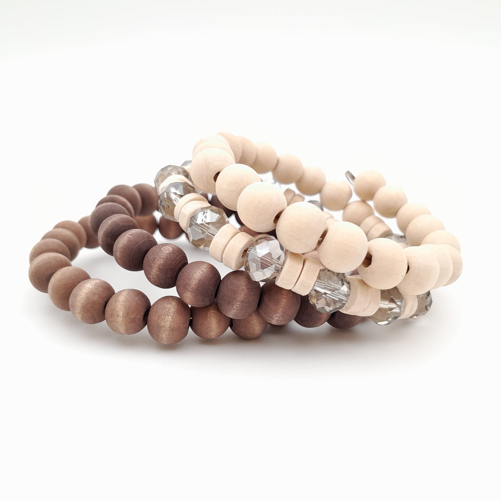 Mini Coil Bracelet - Chocolate