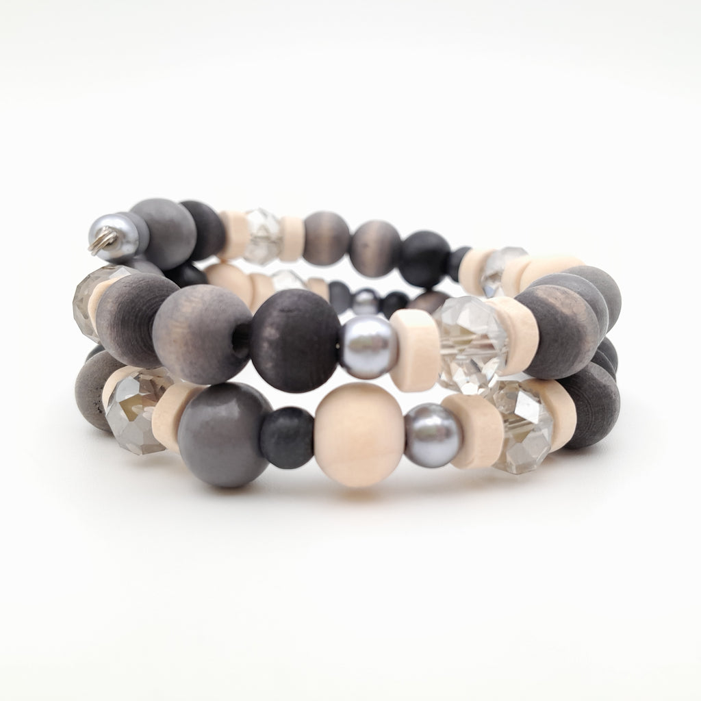 Mia Wrap Bracelet - Graphite