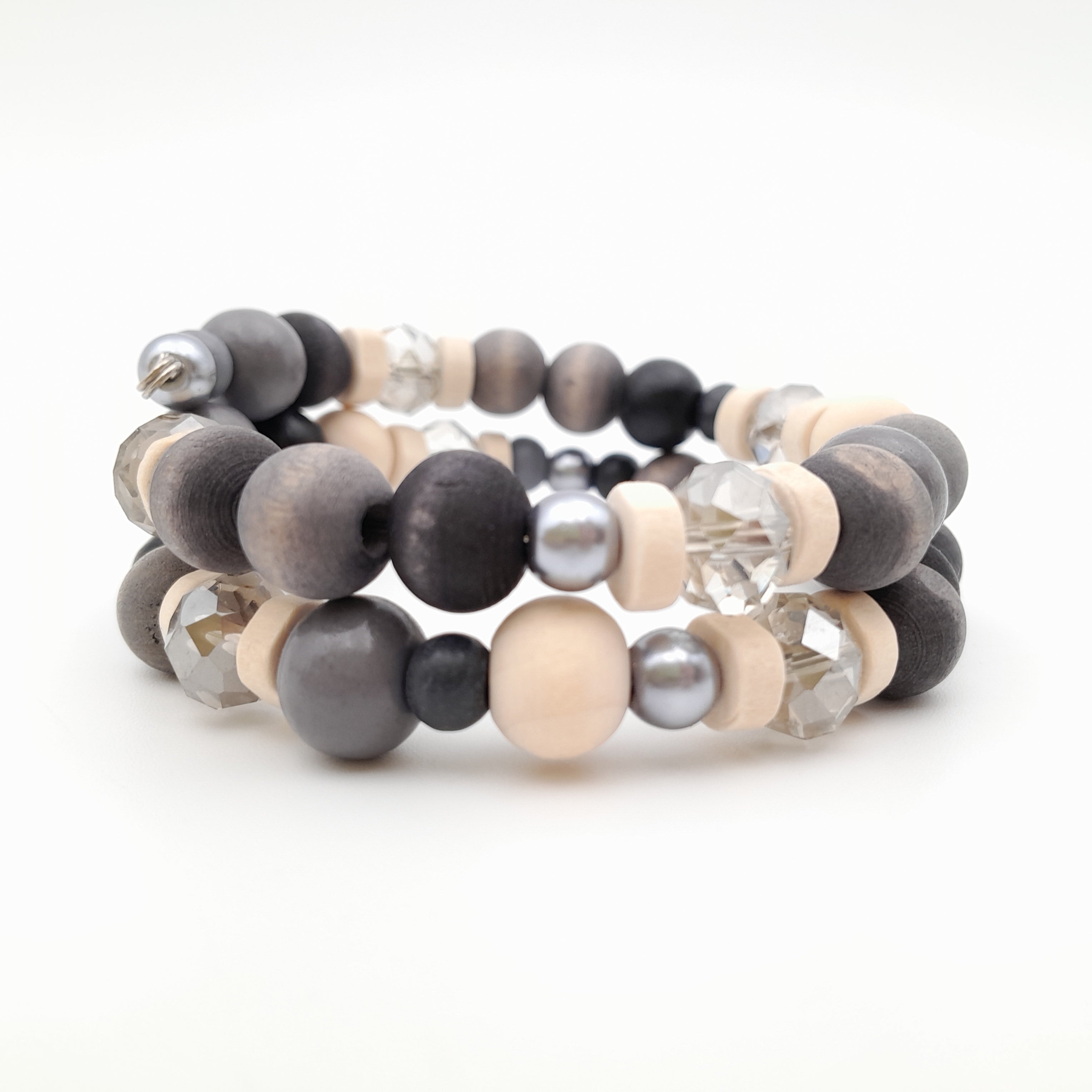 Mia Wrap Bracelet - Graphite