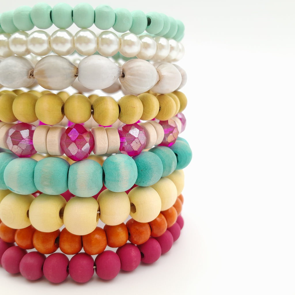 Large Coil Bracelet - Viva La Marzipan