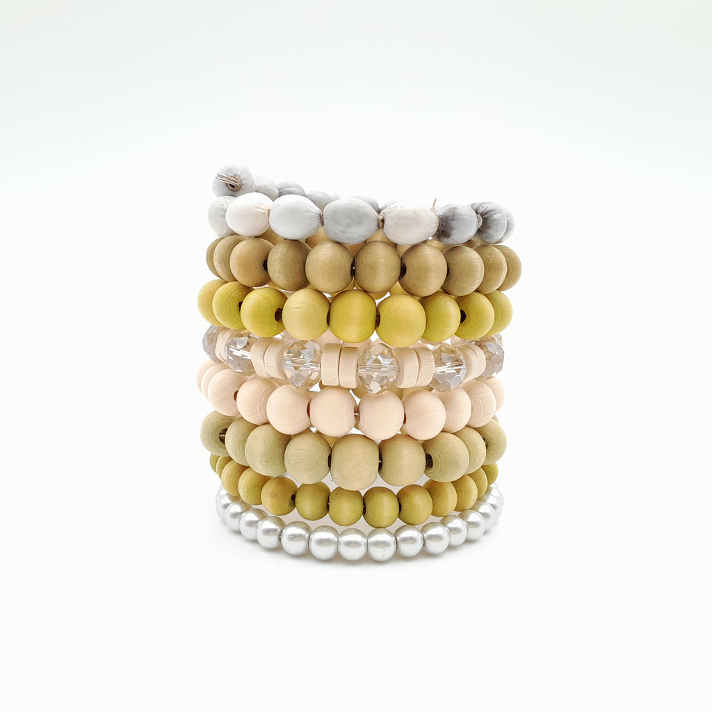 Large Coil Bracelet - Chartreuse