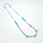 Crystal Layer Necklace - Turquoise