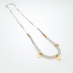 Crystal Layer Necklace - Champagne