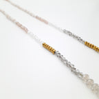 Crystal Layer Necklace - Champagne