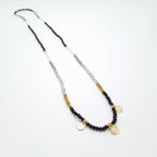 Crystal Layer Necklace - Graphite