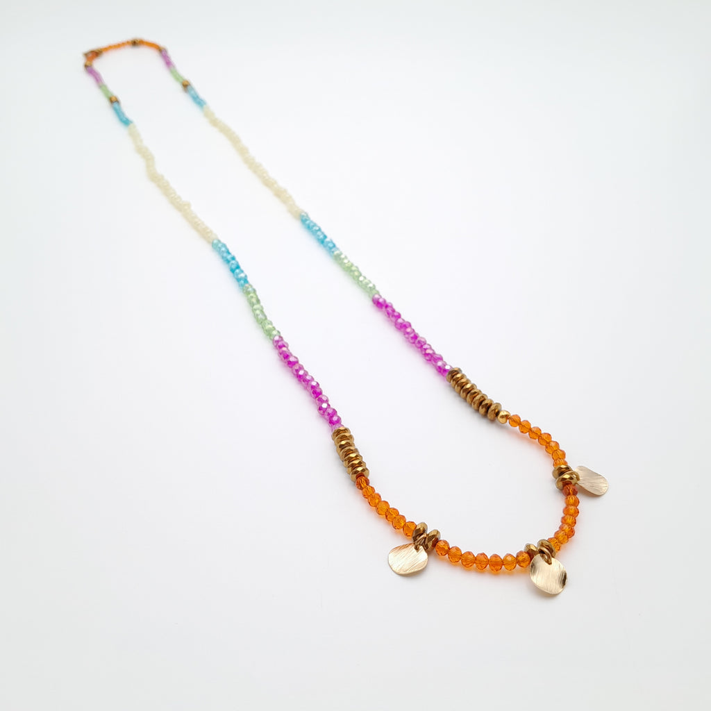 Crystal Layer Necklace - Viva La Marzipan