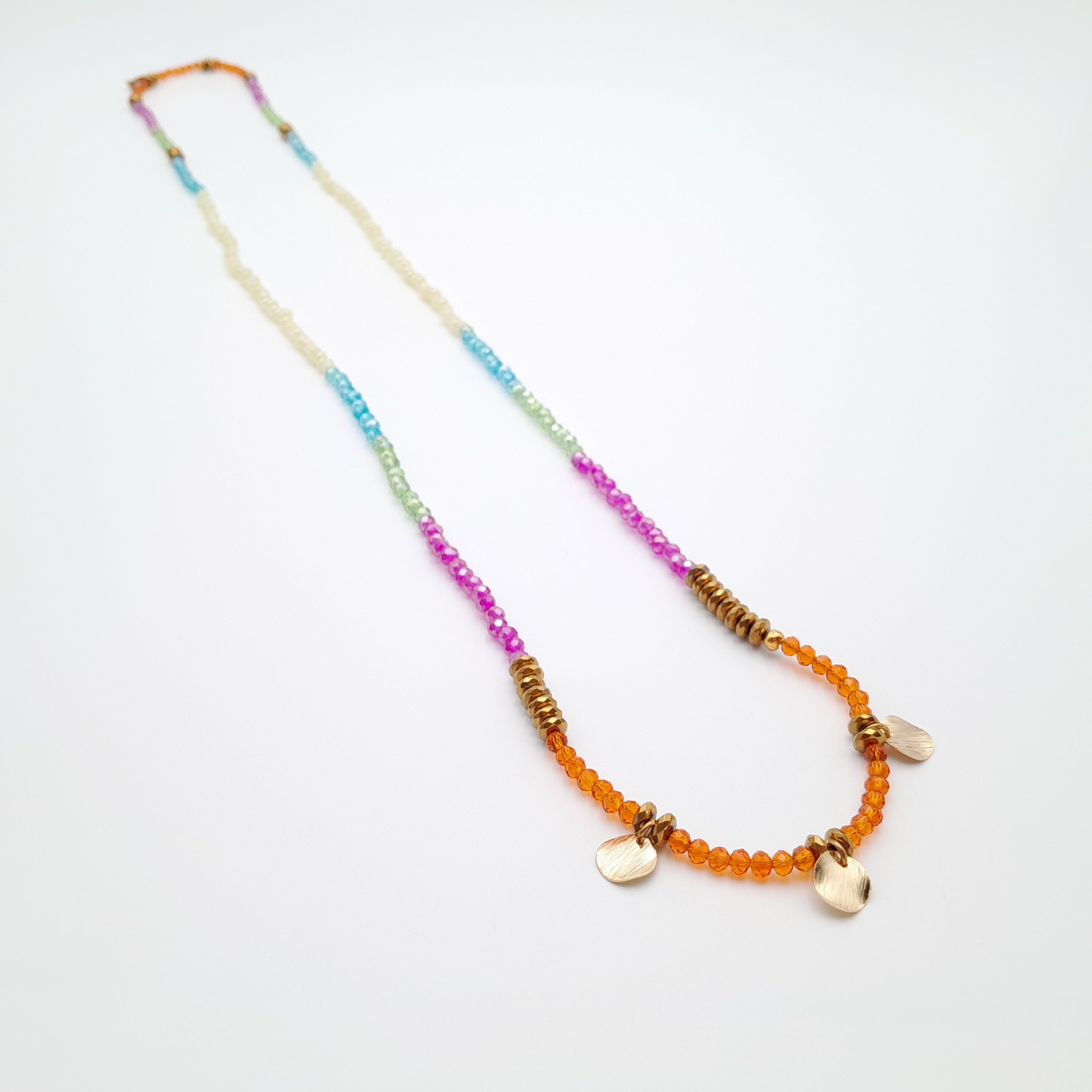 Crystal Layer Necklace - Viva La Marzipan