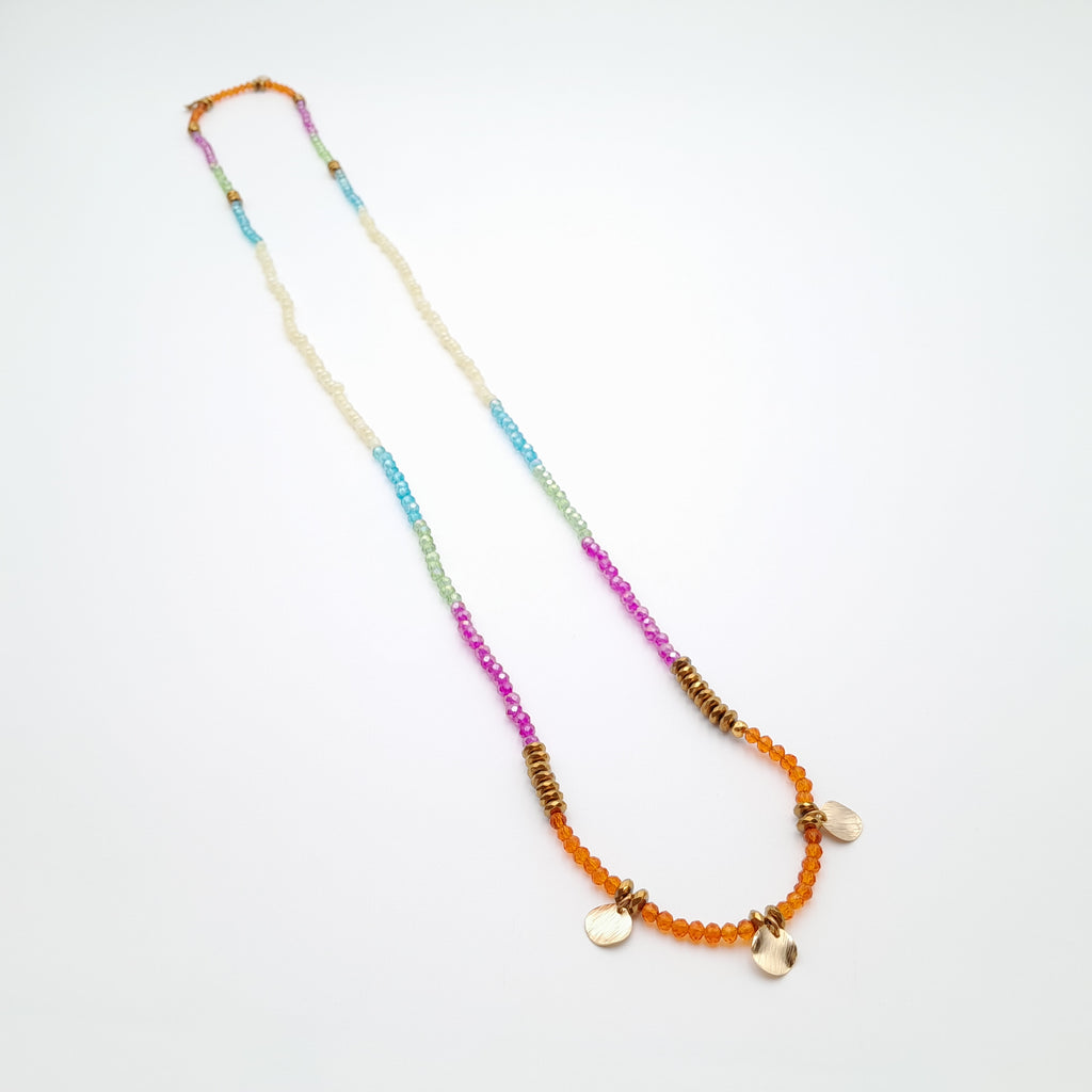 Crystal Layer Necklace - Viva La Marzipan