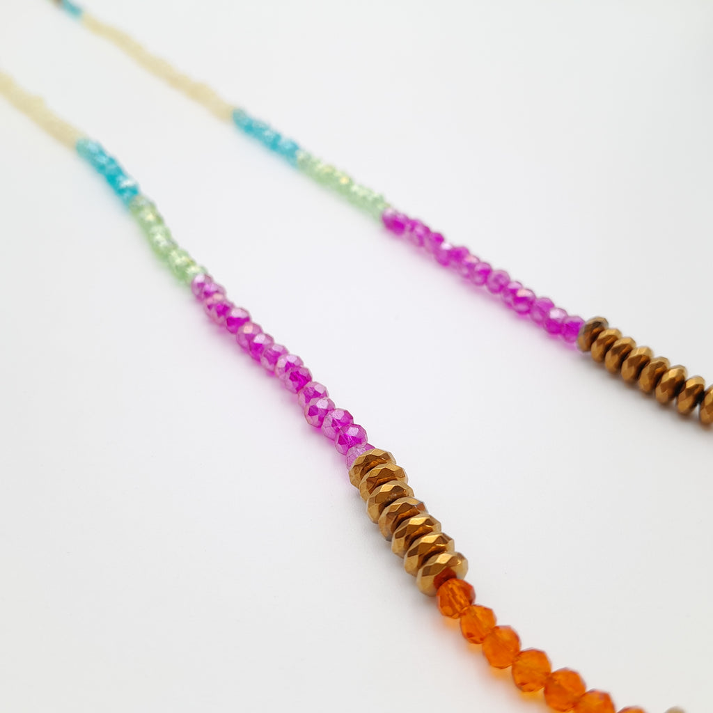 Crystal Layer Necklace - Viva La Marzipan