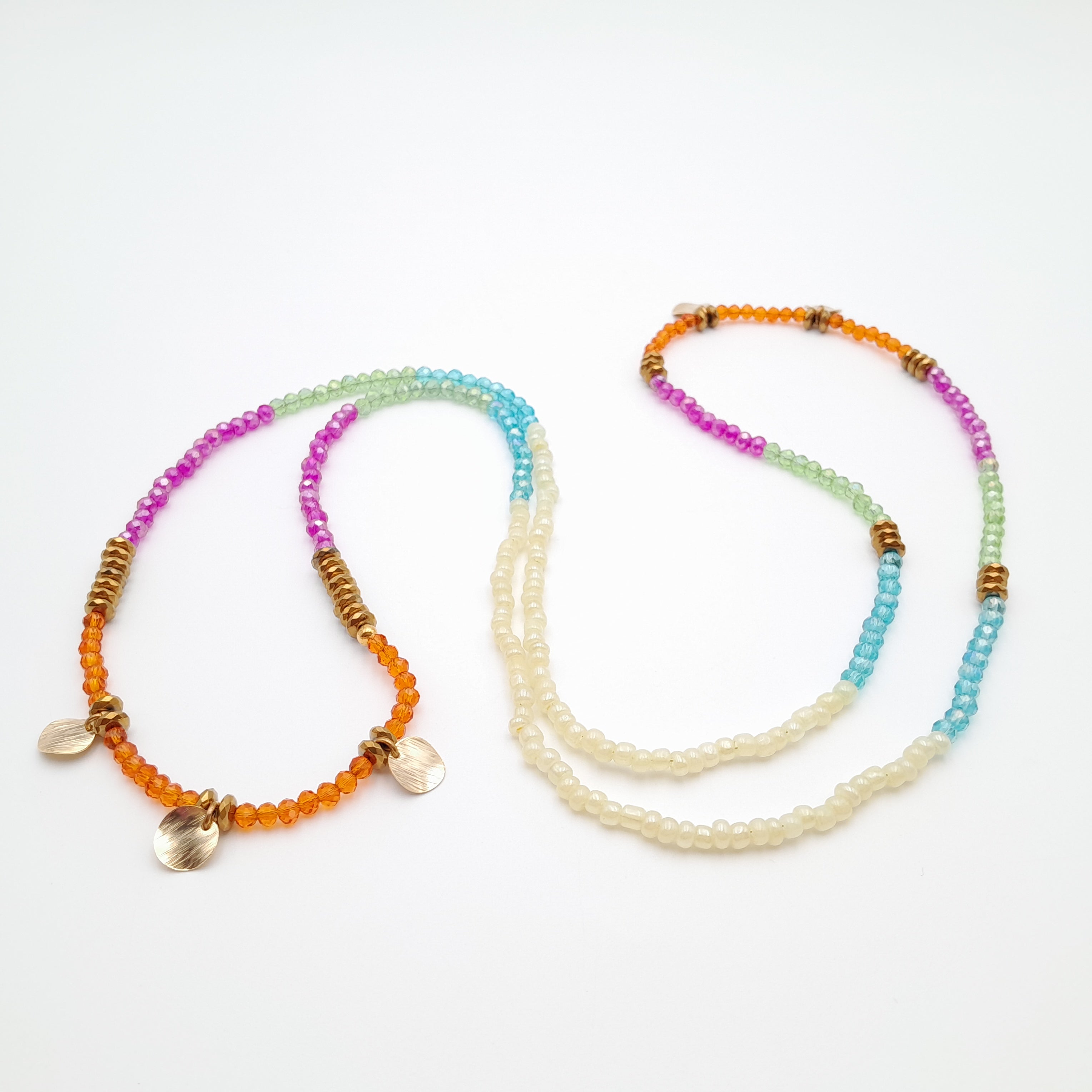 Crystal Layer Necklace - Viva La Marzipan