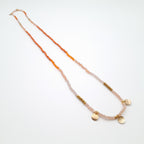 Crystal Layer Necklace - Orange