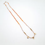Crystal Layer Necklace - Orange