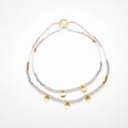Crystal Layer Necklace - Champagne