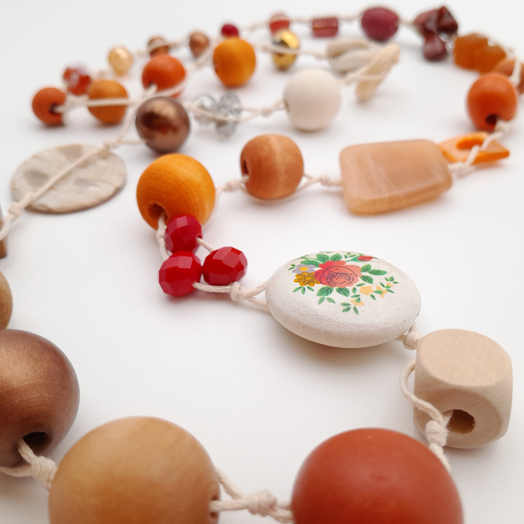 Betty Boo Necklace - Orange