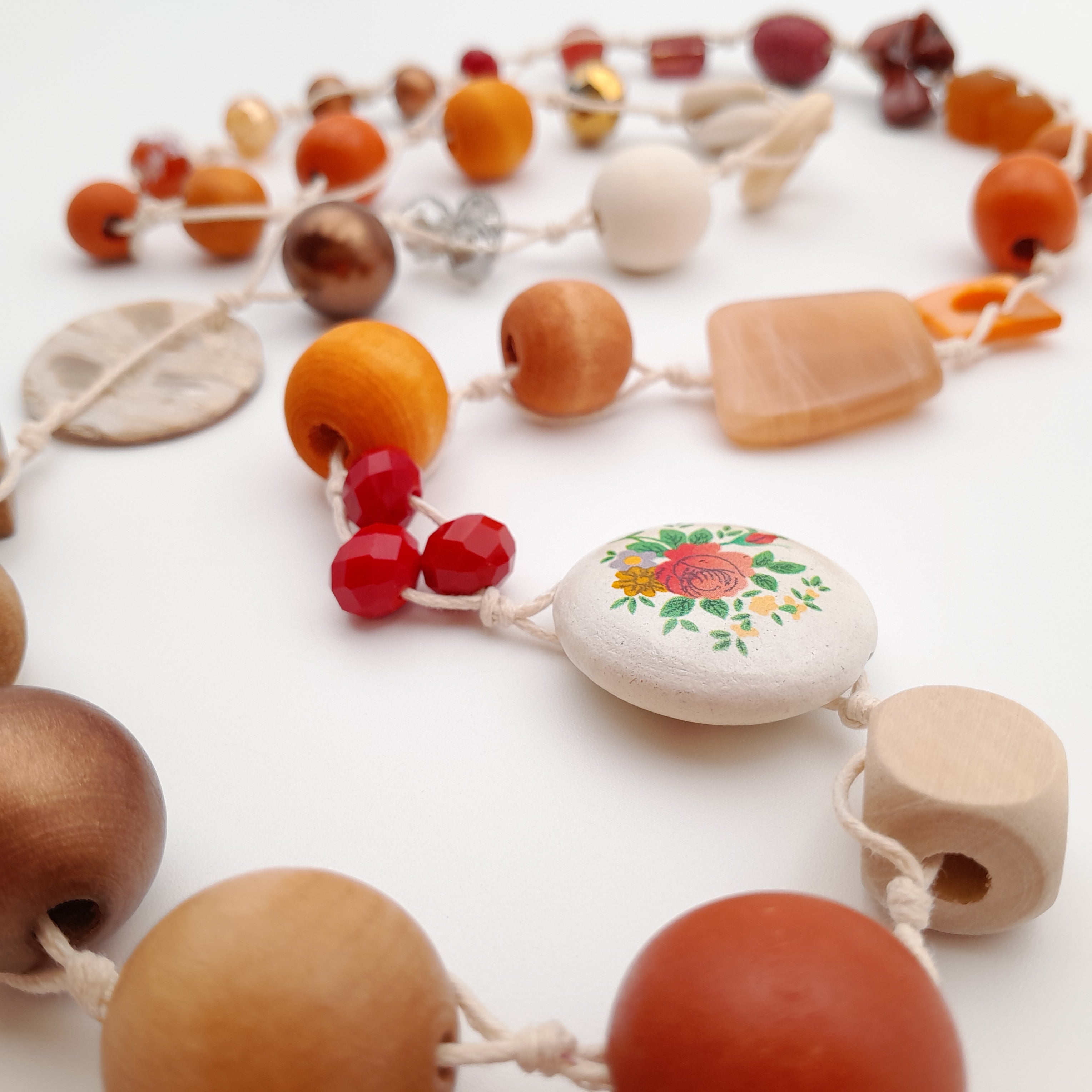 Betty Boo Necklace - Orange