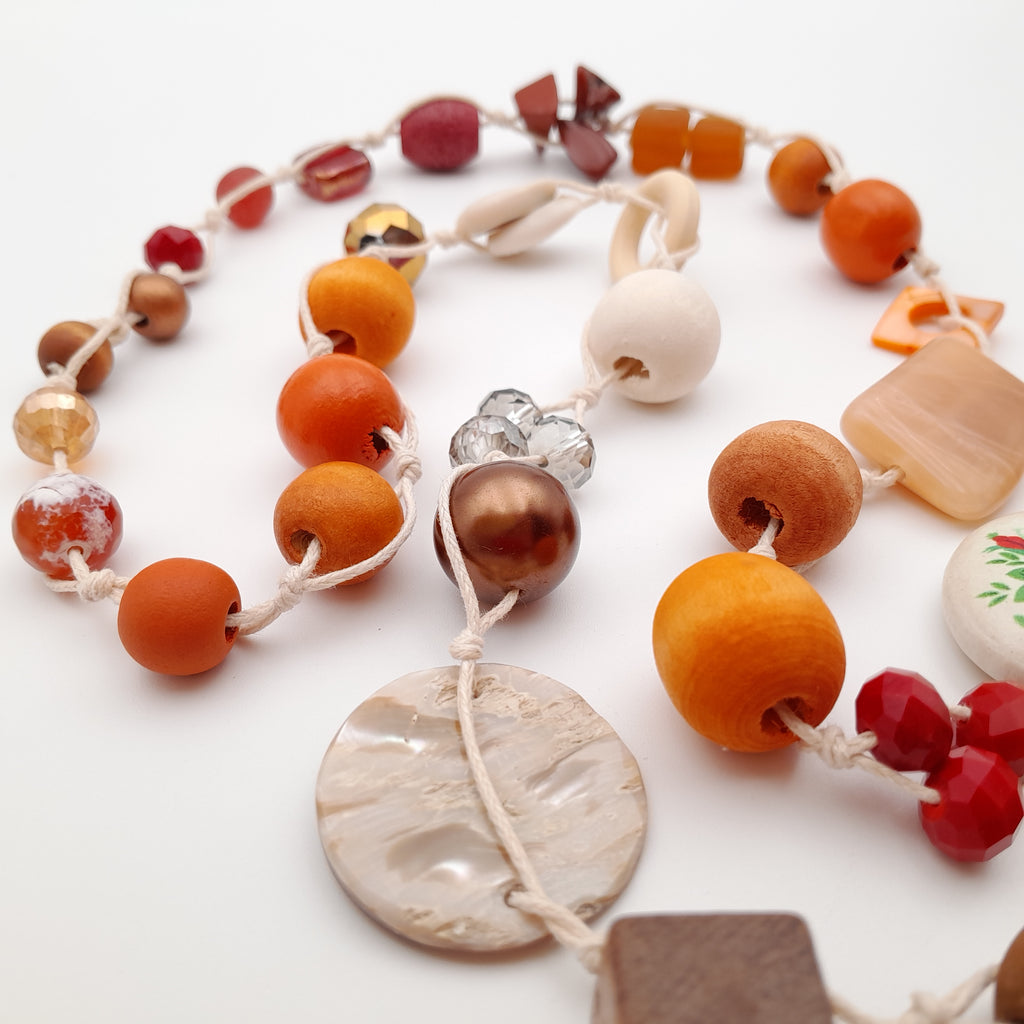 Betty Boo Necklace - Orange