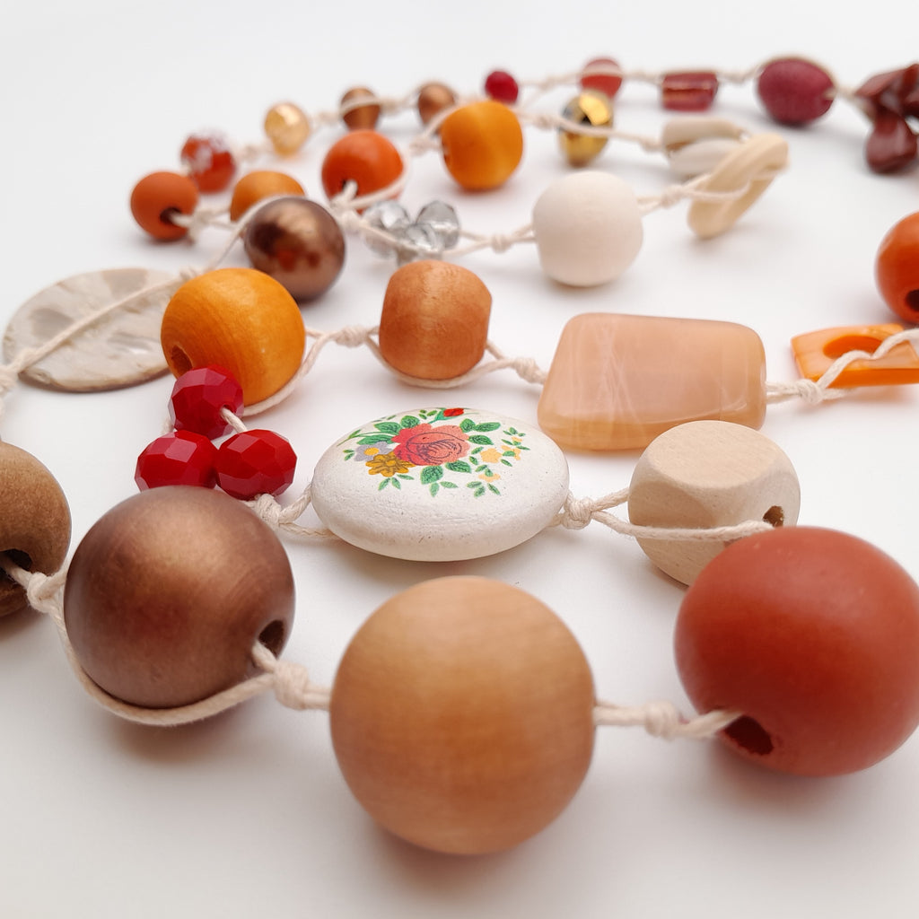 Betty Boo Necklace - Orange