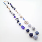Betty Boo Necklace - Navy & Lavender