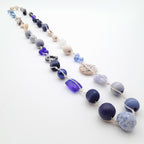 Betty Boo Necklace - Navy & Lavender