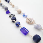 Betty Boo Necklace - Navy & Lavender