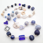 Betty Boo Necklace - Navy & Lavender