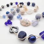 Betty Boo Necklace - Navy & Lavender