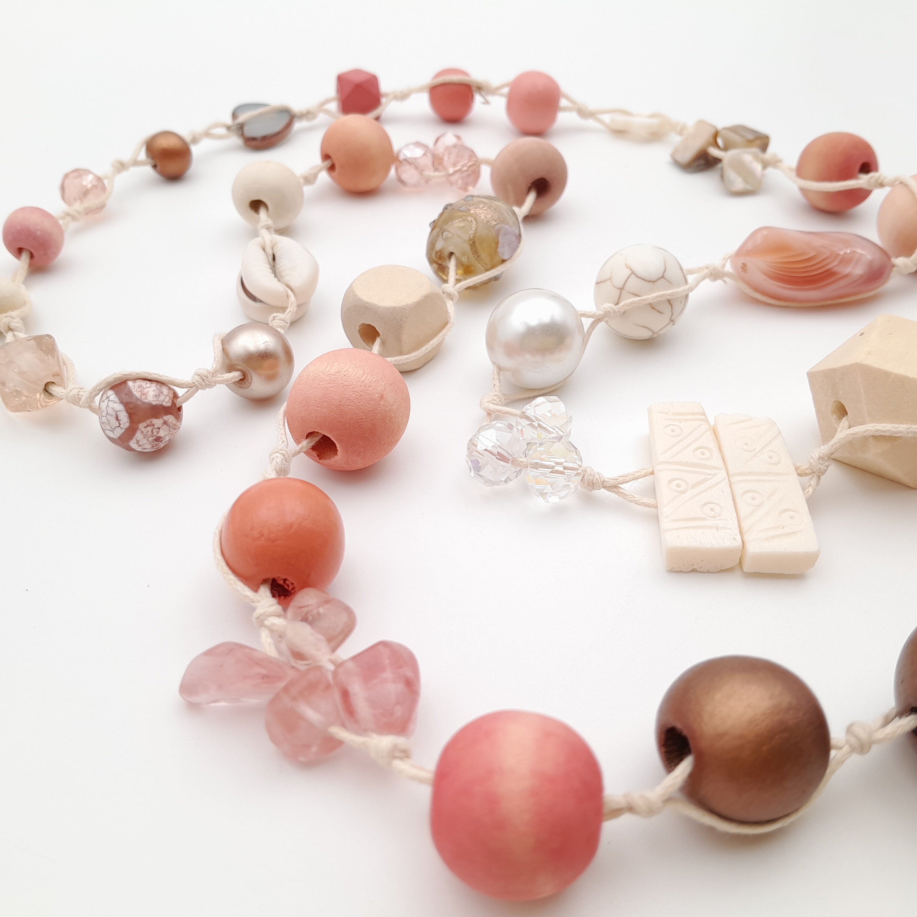 Betty Boo Necklace - Salmon