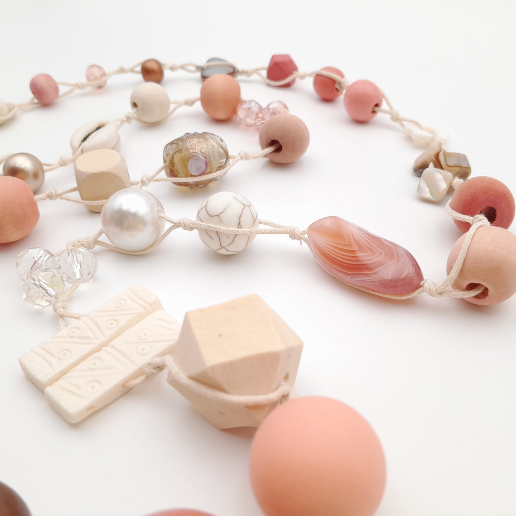 Betty Boo Necklace - Salmon