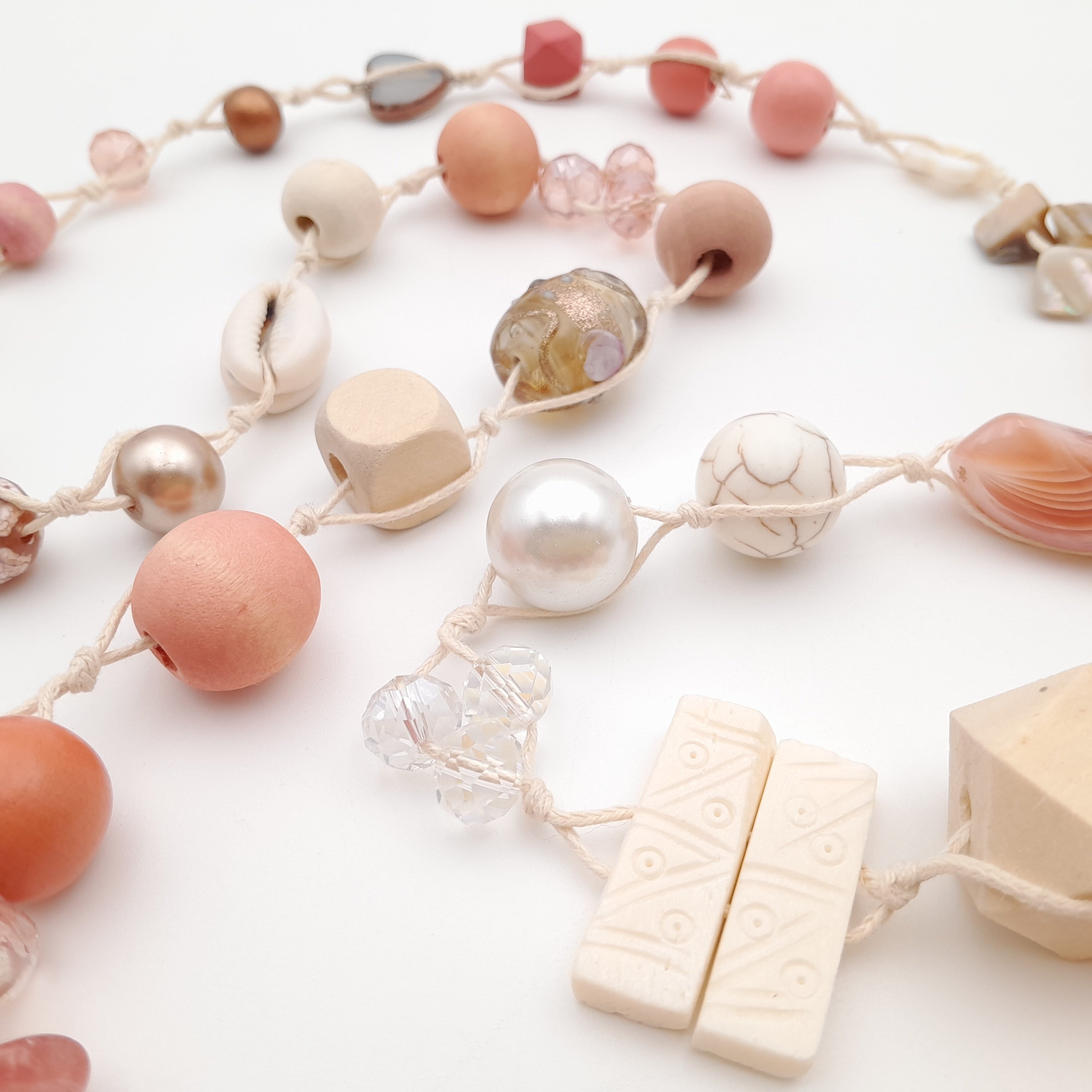 Betty Boo Necklace - Salmon