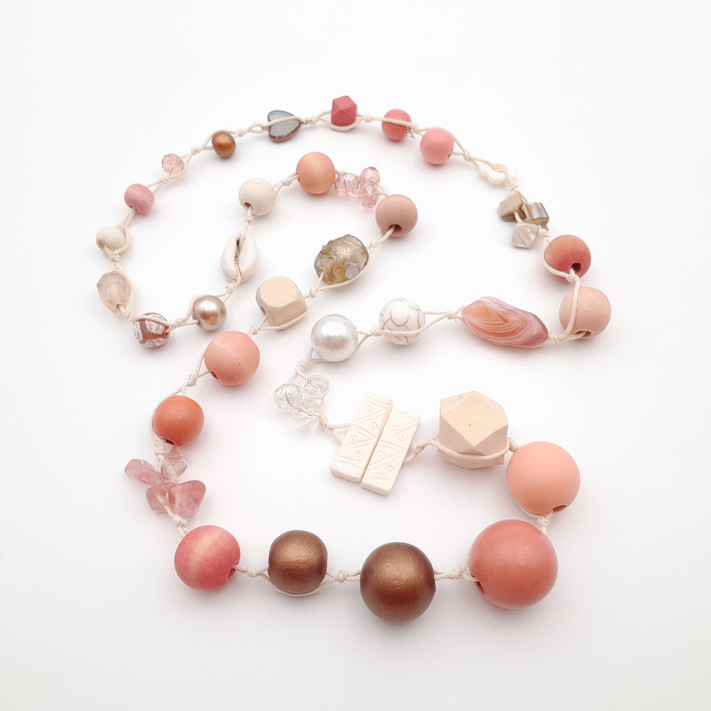 Betty Boo Necklace - Salmon