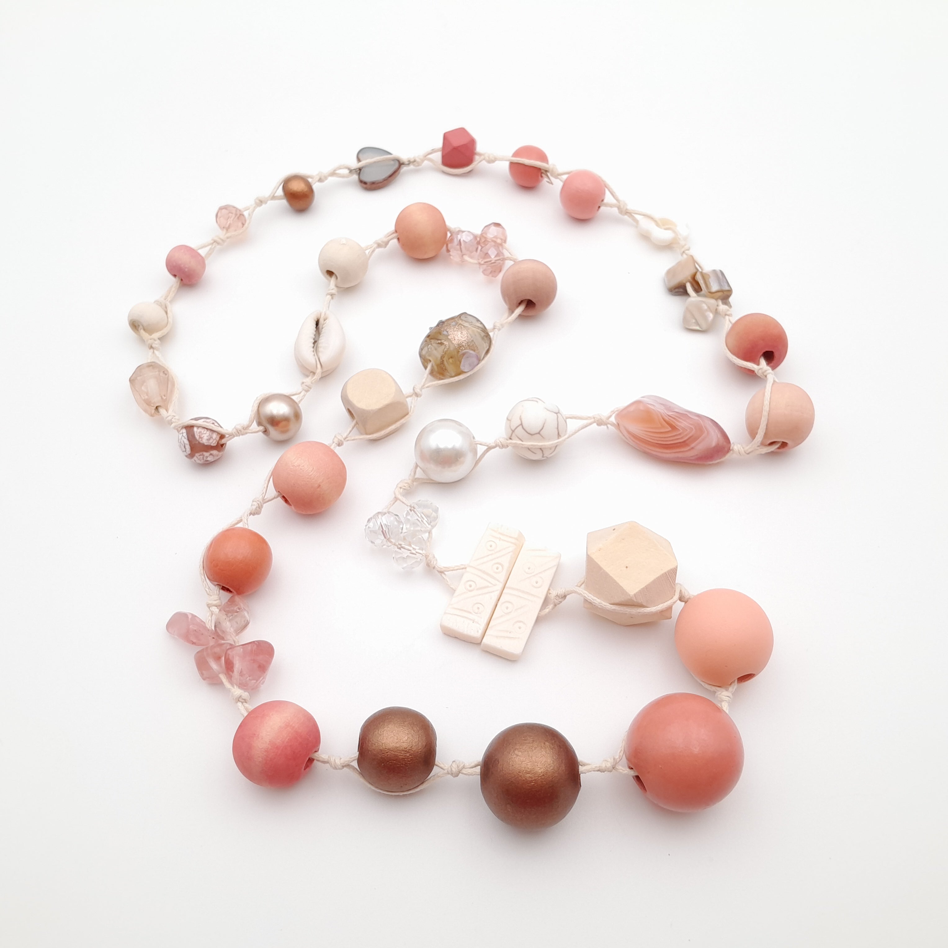 Betty Boo Necklace - Salmon