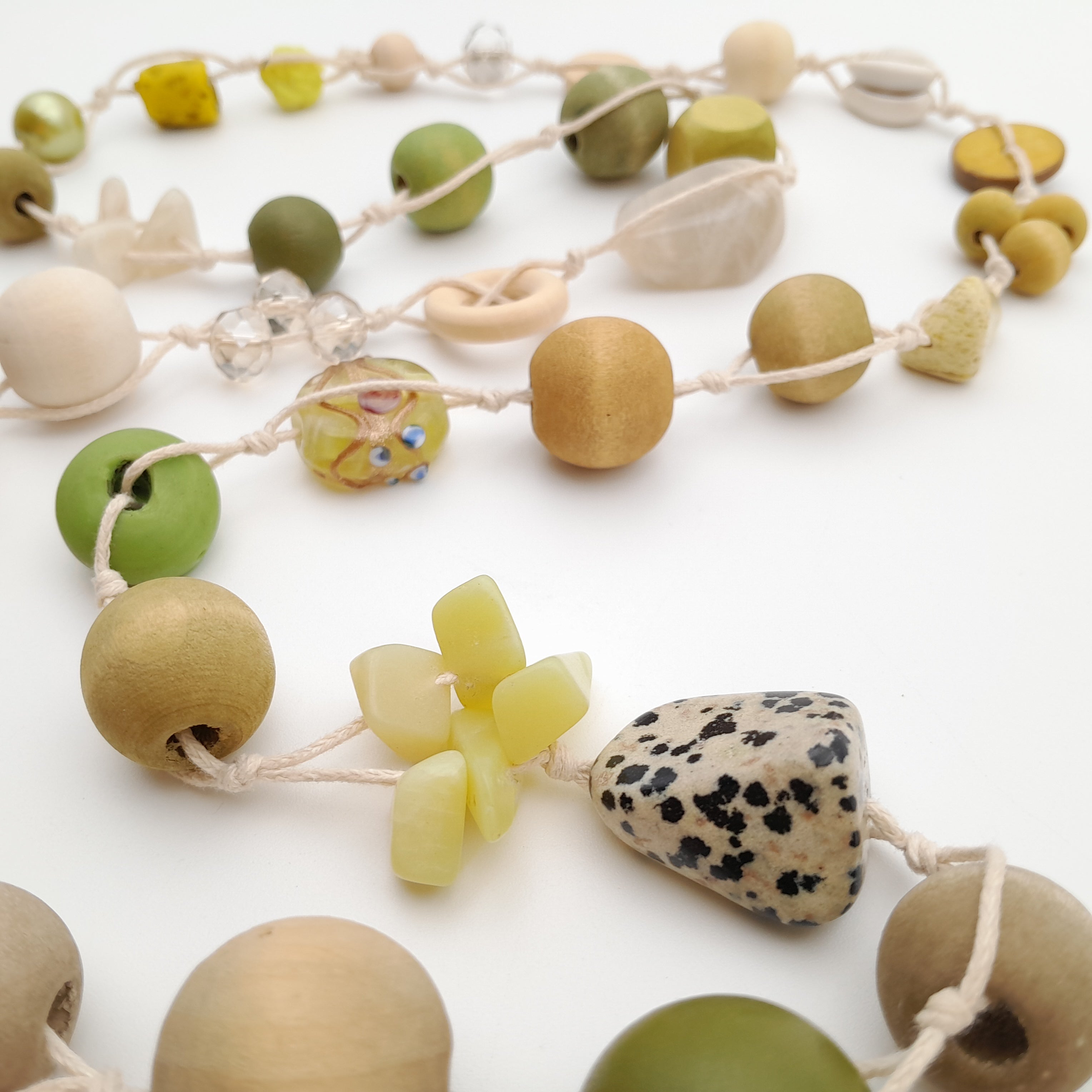 Betty Boo Necklace - Chartreuse