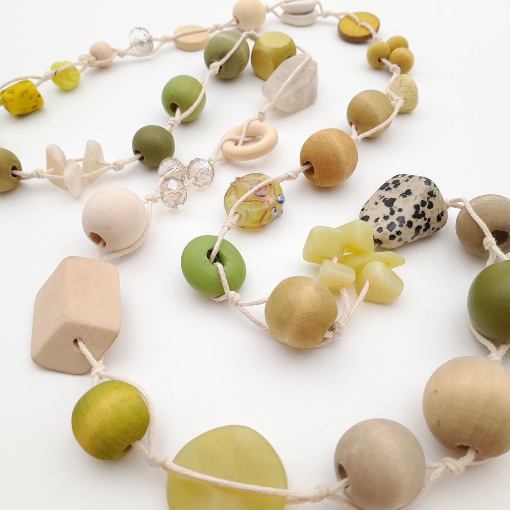 Betty Boo Necklace - Chartreuse