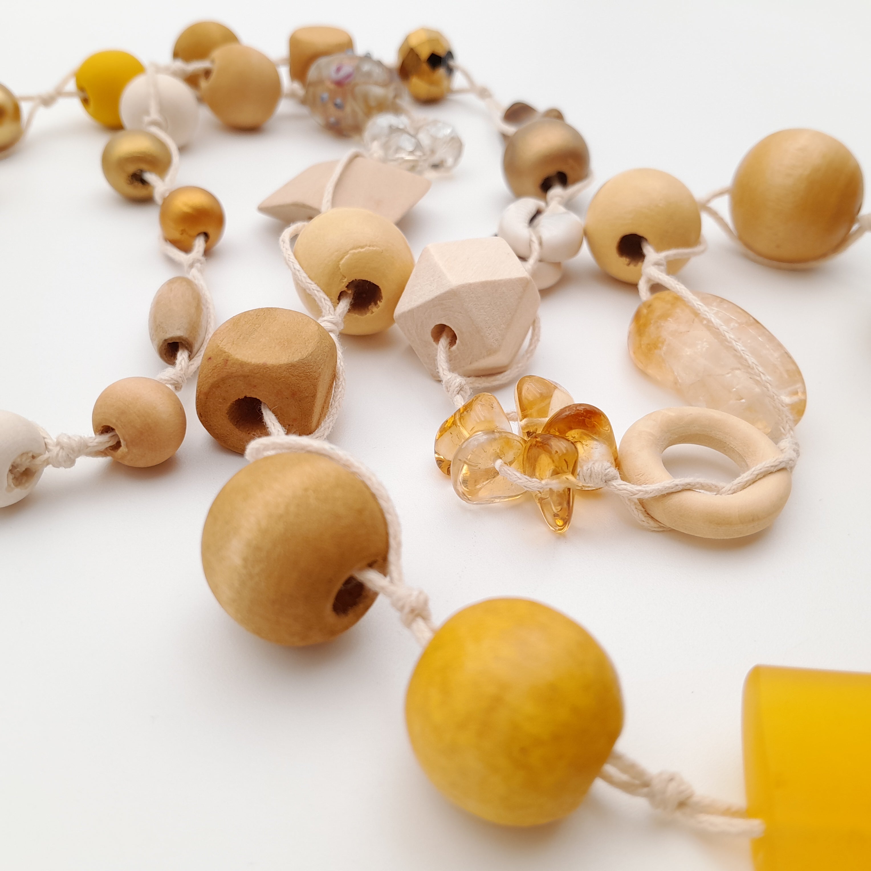 Betty Boo Necklace - Mustard