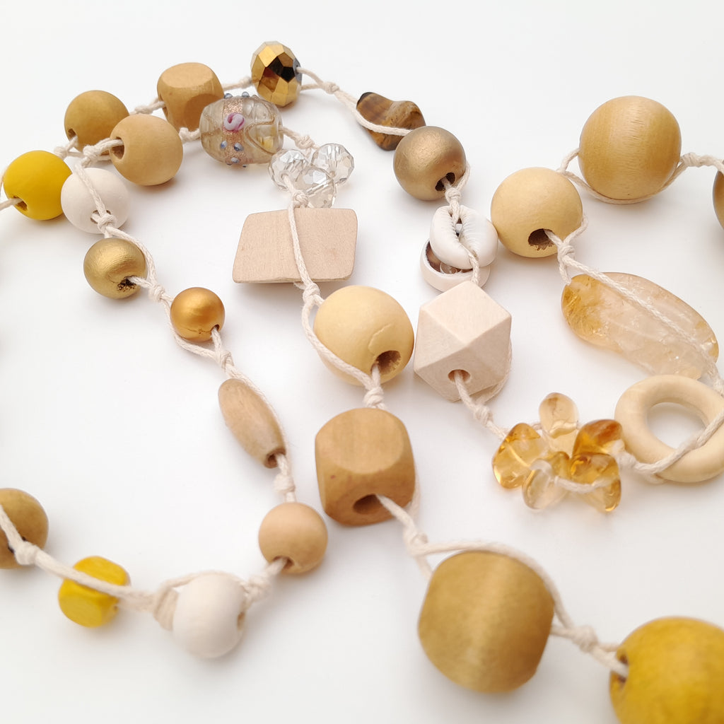 Betty Boo Necklace - Mustard