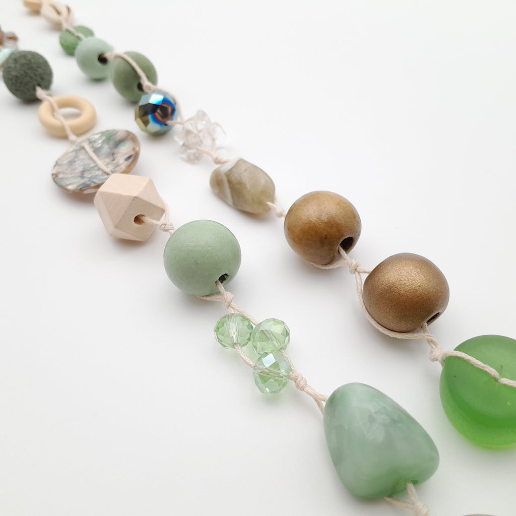 Betty Boo Necklace - Sage